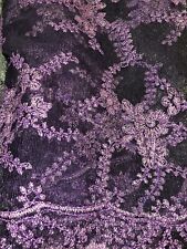 TISSU ROBE DE MARIÉE BRODERIE