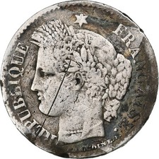 France, 20 Centimes, Cérès, 1850, Paris, Argent, TB, Gadoury:303, KM:758.1