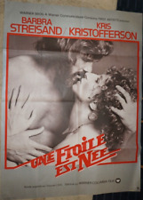 AFFICHE VINTAGE CINEMA UNE ETOILE EST NEE BARBARA STREISAND A STAR IS BORN 1976