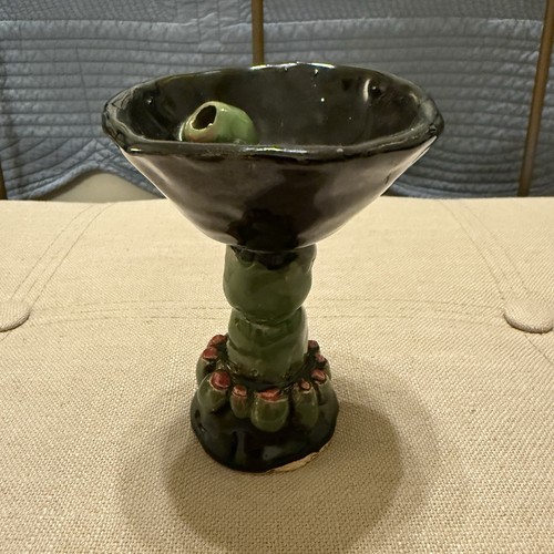 Vtg mcm pottery ceramic glazed - ceramic,