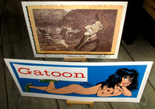 Walthery - Lot sérigraphies, Vieux Bleu, hommage Franquin- Signées - 2003 - 2018