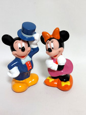 Tirelire vintage Walt Disney Mickey & Minnie Mouse pièce nouveauté banque jap...