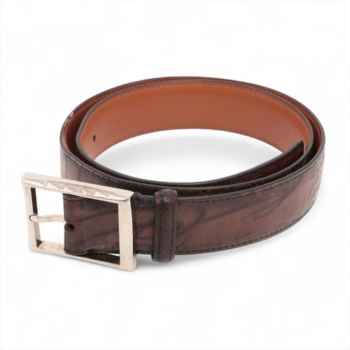 Berluti calligraphy belt - calligraphy,