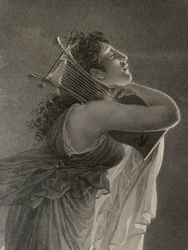 Gravure mort sapho - gravure,