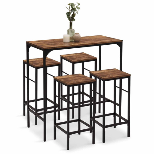 Ensemble table haute - de, bar
