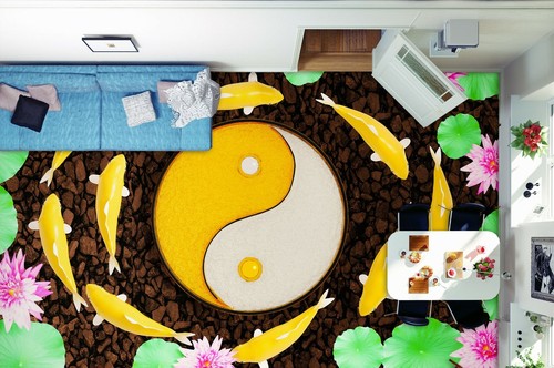Peinture murale jaune - peinture,