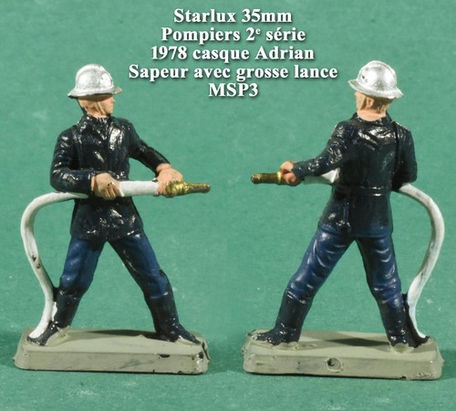 Starlux 35mm pompiers 2e - pompiers,