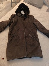 Manteau cuir fourrure - cuir, et