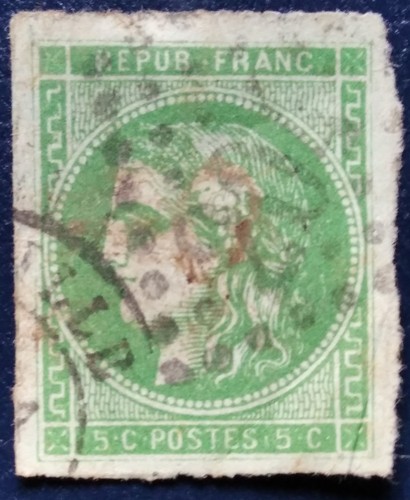 Timbre français 42 beau - timbre, français: