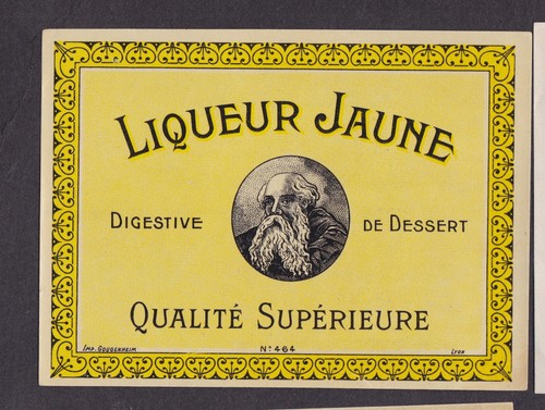 Ancienne étiquette alcool - ancienne,