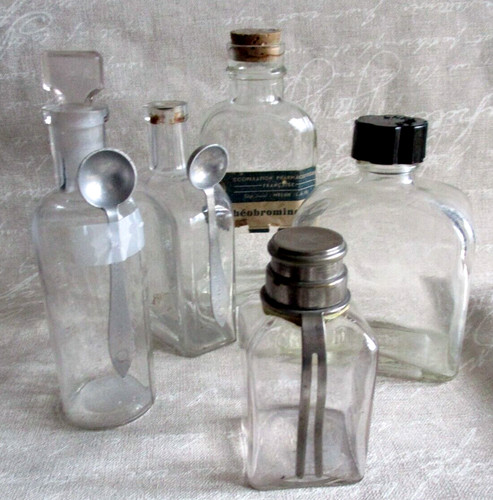 Anciens flacons bouteilles - anciens, 5