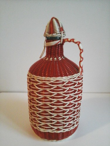 Grande bouteille scoubidou -  grande,