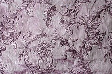 Coupon Soie sauvage Brodée