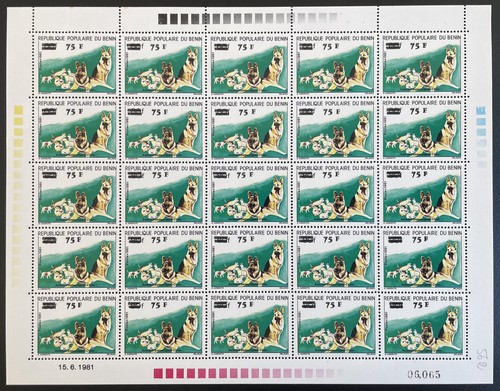 Bénin 1981 562 planche - yt,