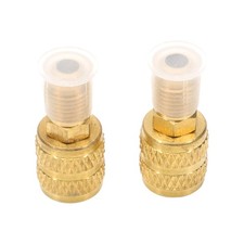 R410A Adaptateurs Clim Adaptateur Recharge A/C 1/4 inch Mâle à 5/16 inch 2pcs...