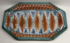 Rare Grand Plat Octogonal R.P