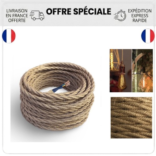 Câble électrique textile