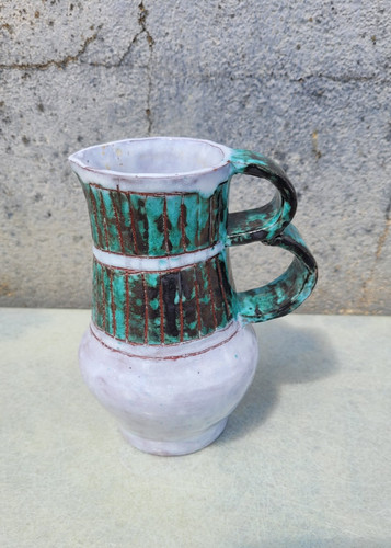 Vase terre émaillé - vase, en