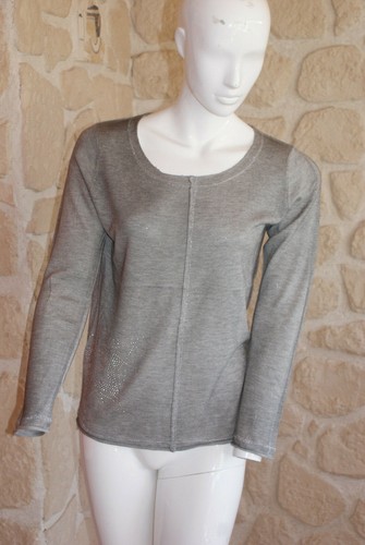 Pull fin gris neuf - s/m, marque