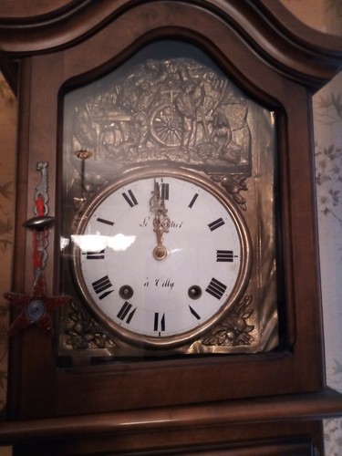 Horloge comtoise parquet - comtoise, de