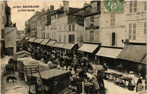 Cpa bar sur aube petit - cpa, le