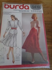 PATRON BURDA JUPE A BASQUE ET