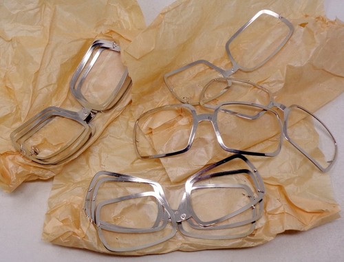 Lot faces pour - de, lunettes