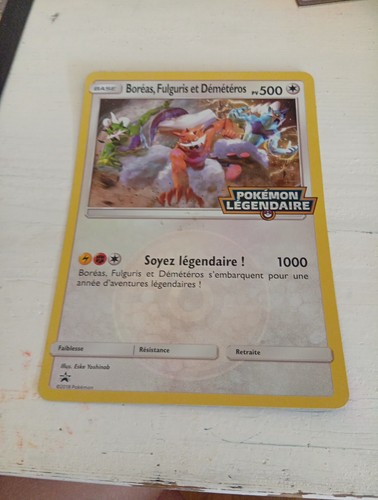 Carte pokémon boréas - carte,