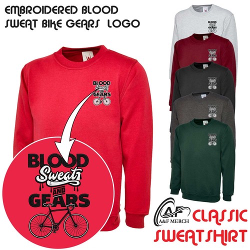 Sweatshirt brodé cyclisme - sweatshirt,