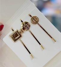 lot de 3 accessoires épingles à cheveux Chanel authentiques