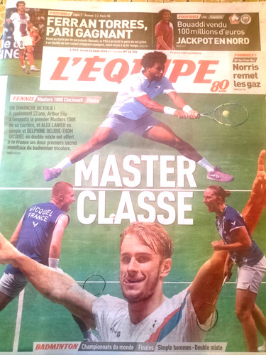 Equipe août 2026 alex - l'equipe, #