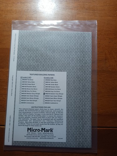 Micro mark textured building - textured,