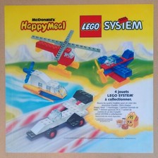 Panneau Publicitaire PVC McDonald's Happy Meal Lego Technic 1994