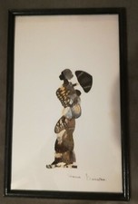 TABLEAU EN MARQUETERIE D'AILES