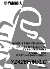 MANUEL REVUE ATELIER RÉPARATION PDF YAMAHA YZ YZ426F YZF 