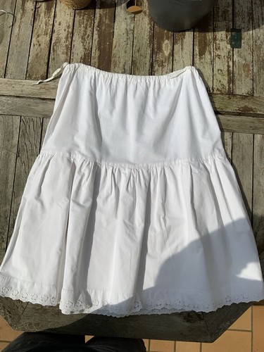 Joli jupon ancien coton - joli,