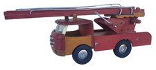 Ancien jouet en bois camion de