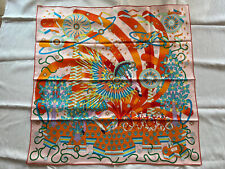 Foulard Hermès en soie 90 cm : La source de Pégase - Neuf