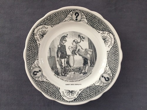 Assiette parlante - assiette,
