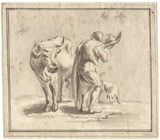 DESSIN À LA PLUME ET LAVIS