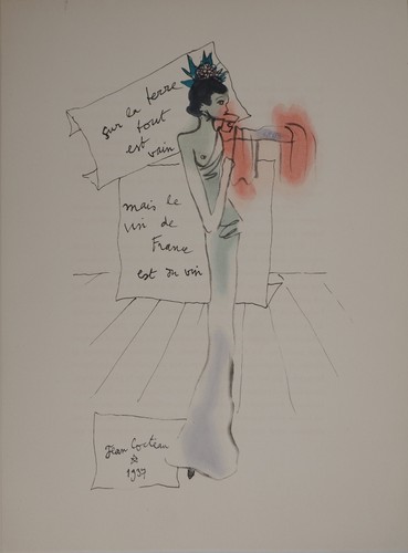 Jean cocteau bacchante au - jean, :