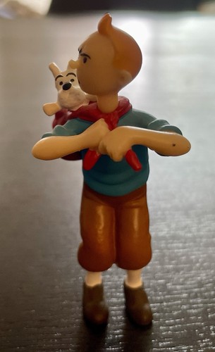 Figurine tintin avec milou - figurine,
