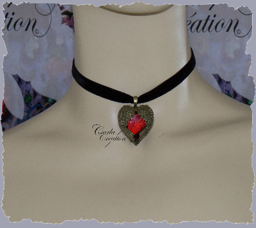 Collier ras cou velours - _ras, du