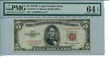 FR 1534* 1953B $5 STAR Legal Tender Note PMG 64 EPQ Choice Uncirculated