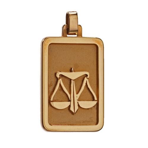 Médaille pendentif signe - médaille,