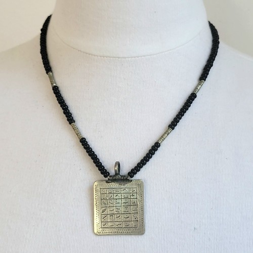 Collier touareg carré magique - collier,