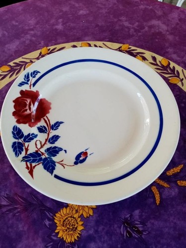 Plat rond faïence - rond,