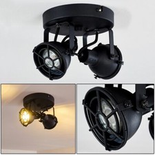 Plafonnier Lustre Vintage Lampe de chambre à coucher Lampe à suspension Métal