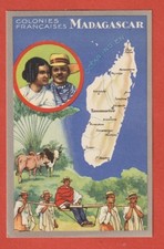 CHROMO - COLONIES FRANCAISES - MADAGASCAR - PRODUITS DU LION NOIR