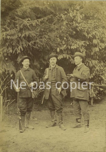 Chasseurs vers 1880 fusils - chasseurs,